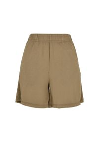 Damskie Szorty z modalu Urban Classics. Kolor: zielony. Długość: krótkie #1