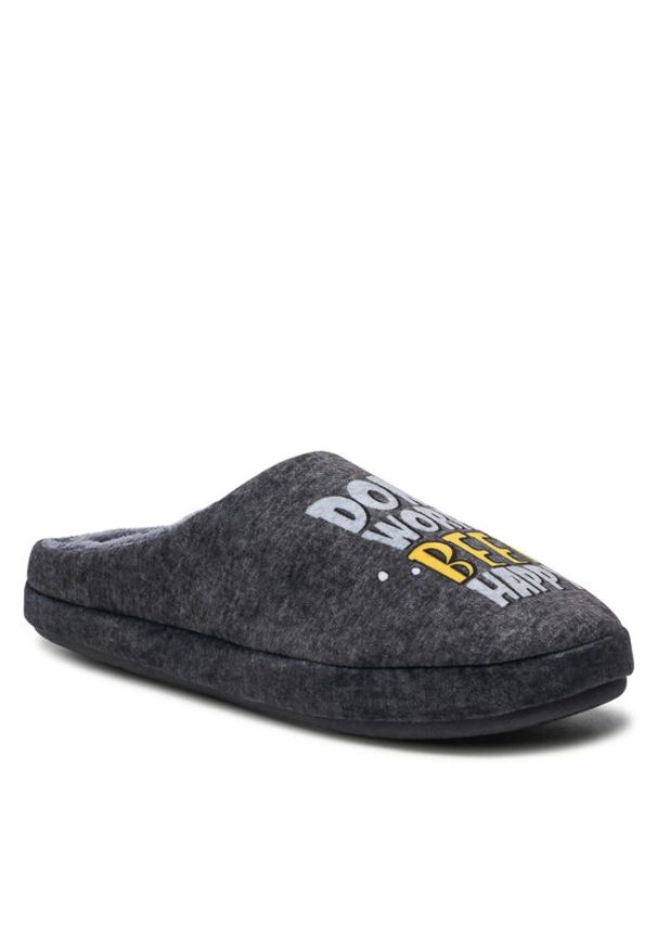 Home & Relax Kapcie 22SWG5701 RO Szary. Kolor: szary. Materiał: materiał