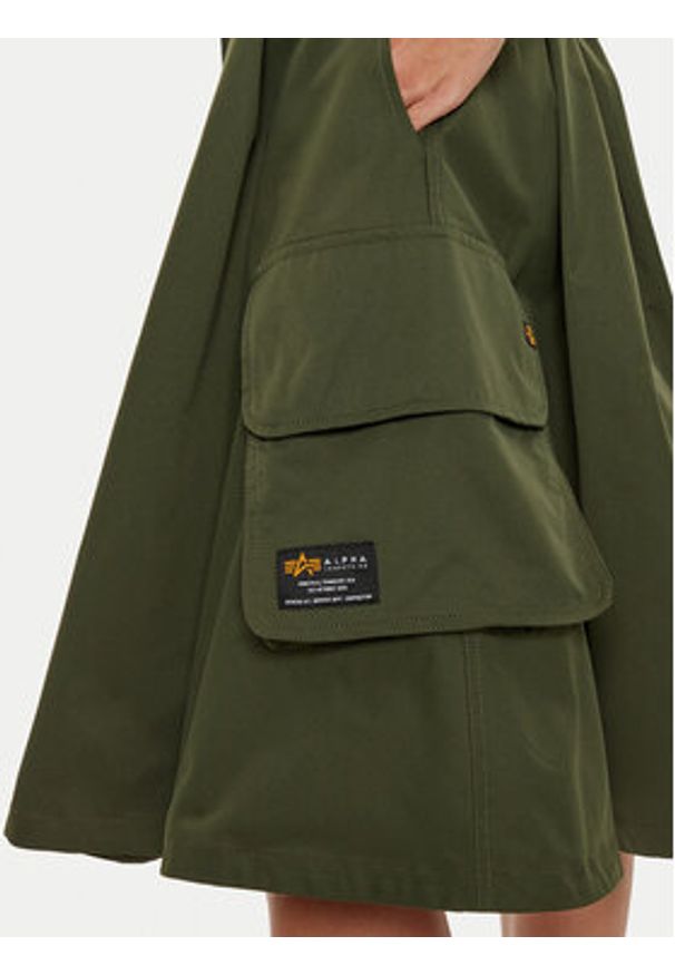 Alpha Industries Spódnica trapezowa 148069 Zielony Regular Fit. Kolor: zielony. Materiał: syntetyk
