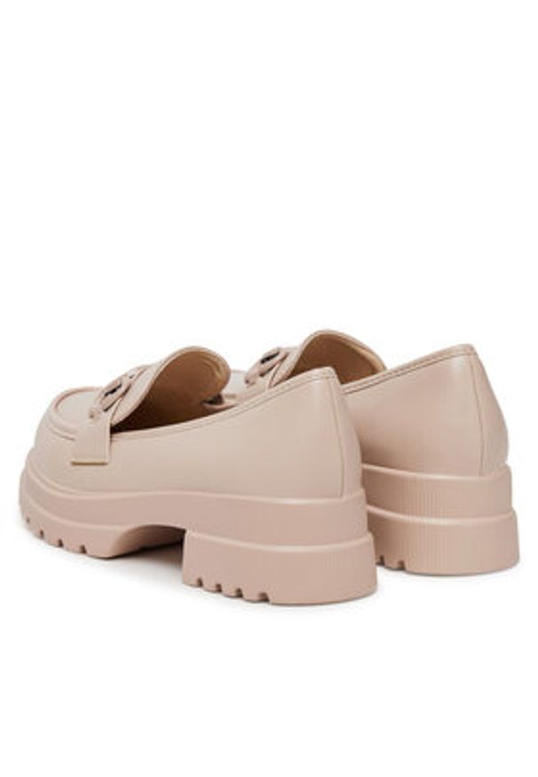 DeeZee Loafersy DFY-18 Beżowy. Kolor: beżowy. Materiał: syntetyk, materiał
