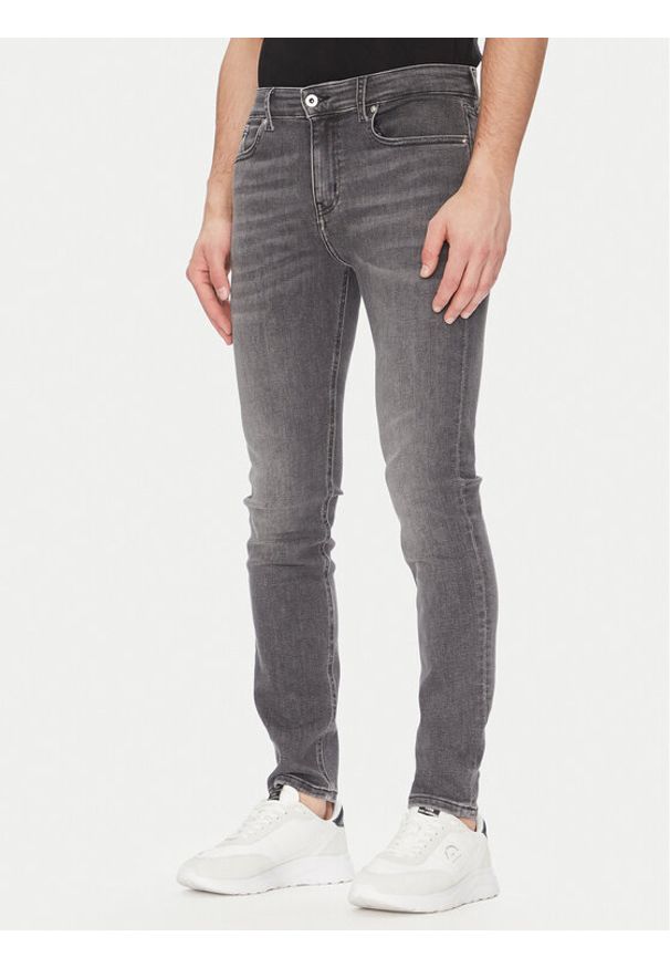 Karl Lagerfeld Jeans Jeansy A2M10066 Szary Skinny Fit. Kolor: szary