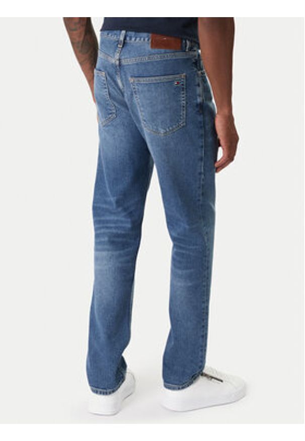 TOMMY HILFIGER - Tommy Hilfiger Jeansy Denton MW0MW41901 Niebieski Straight Fit. Kolor: niebieski