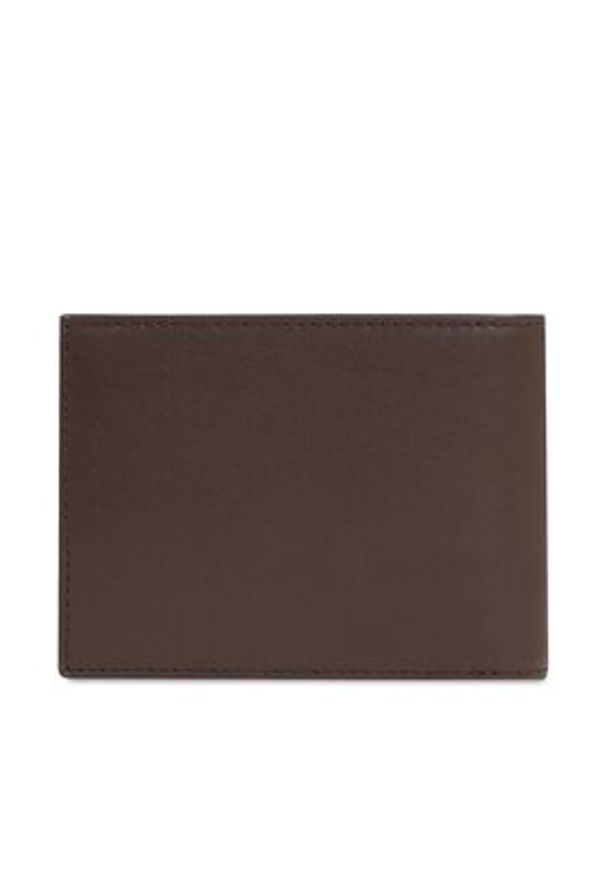 Calvin Klein Duży Portfel Męski Metal Ck K50K511689 Czarny. Kolor: czarny. Materiał: skóra