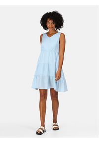 Regatta Sukienka letnia Zariah RWD060 Błękitny Regular Fit. Kolor: niebieski. Materiał: bawełna. Sezon: lato #6