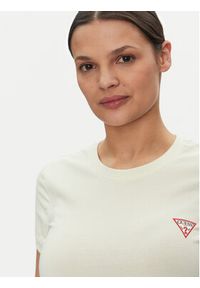 Guess T-Shirt W2YI44 J1314 Żółty Slim Fit. Kolor: żółty. Materiał: bawełna #3