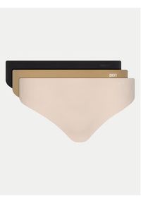 DKNY Komplet 3 par fig klasycznych DK5028BP3 Kolorowy. Materiał: syntetyk. Wzór: kolorowy #8
