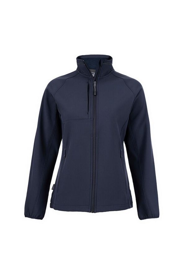 CRAGHOPPERS - Kurtka Damska Expert Basecamp Soft Shell. Kolor: niebieski, wielokolorowy, zielony. Materiał: softshell. Sport: turystyka piesza