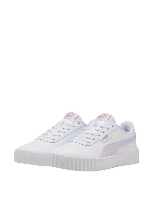Buty damskie Puma Carina 3.0. Okazja: na co dzień. Kolor: biały, wielokolorowy, fioletowy