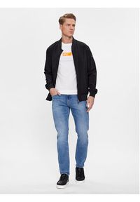 Calvin Klein Jeans T-Shirt Small Center Box J30J324027 Biały Regular Fit. Kolor: biały. Materiał: bawełna #5