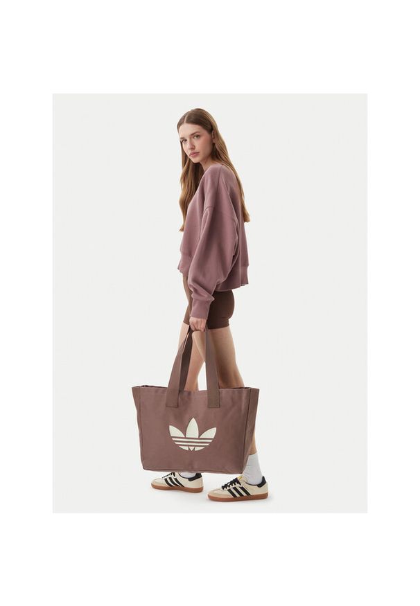 Adidas - Torebka adidas. Kolor: brązowy
