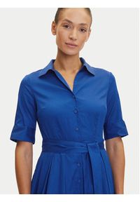Tatuum Sukienka koszulowa Niki T2503.205 Niebieski Regular Fit. Kolor: niebieski. Materiał: bawełna. Typ sukienki: koszulowe #4