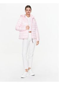 TOMMY HILFIGER - Tommy Hilfiger Kurtka puchowa Feminne WW0WW37264 Różowy Regular Fit. Kolor: różowy. Materiał: syntetyk, puch #4
