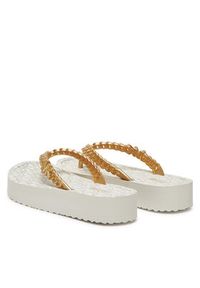 MICHAEL Michael Kors Japonki Zaza 40S5ZAFA1B Kremowy. Kolor: kremowy. Materiał: syntetyk #2