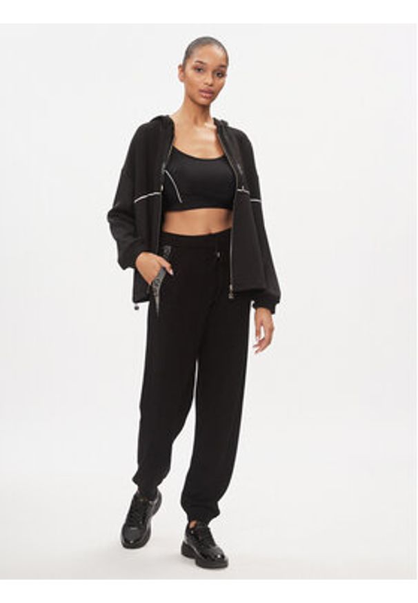 Liu Jo Sport Bluza TA4024 J4616 Czarny Regular Fit. Kolor: czarny. Materiał: syntetyk. Styl: sportowy