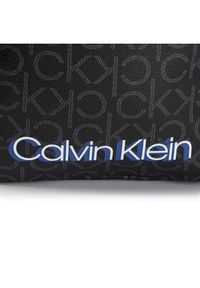 Calvin Klein Torebka Monogram Ns Xbody K60K605629 Czarny. Kolor: czarny. Materiał: skórzane