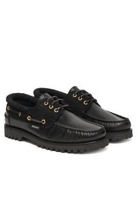Barbour Mokasyny Deck Boat MFO0795BK51 Czarny. Kolor: czarny. Materiał: skóra #3