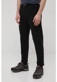 CMP spodnie męskie kolor czarny gładkie. Kolor: czarny. Materiał: materiał, włókno. Wzór: gładki