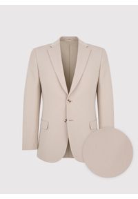 Pako Lorente - PAKO LORENTE – Beżowa marynarka męska. Kolor: beżowy. Materiał: wiskoza, poliester, elastan #7