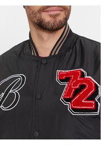 Brave Soul Kurtka bomber MJK-BRODY Czarny Regular Fit. Kolor: czarny. Materiał: syntetyk #5