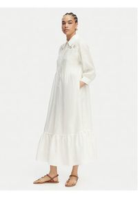 Luisa Spagnoli Sukienka koszulowa Parisi 543104 Kremowy Regular Fit. Kolor: kremowy. Typ sukienki: koszulowe #2