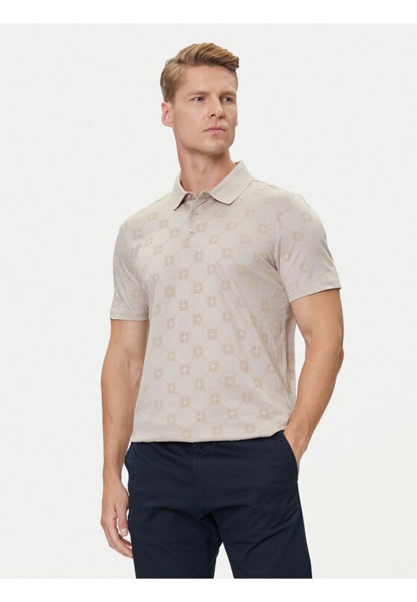 JOOP! Polo 17 JJ-24Bartholo 30046986 Beżowy Modern Fit. Typ kołnierza: polo. Kolor: beżowy. Materiał: bawełna