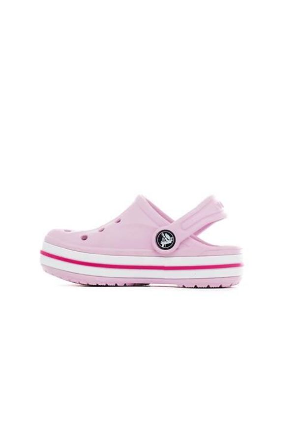 Buty do chodzenia niemowlęce Crocs Bayaband Clog. Kolor: różowy. Materiał: materiał, syntetyk