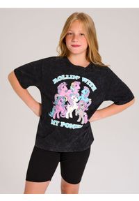 Sinsay - Piżama z efektem sprania My Little Pony - czarny. Kolor: czarny