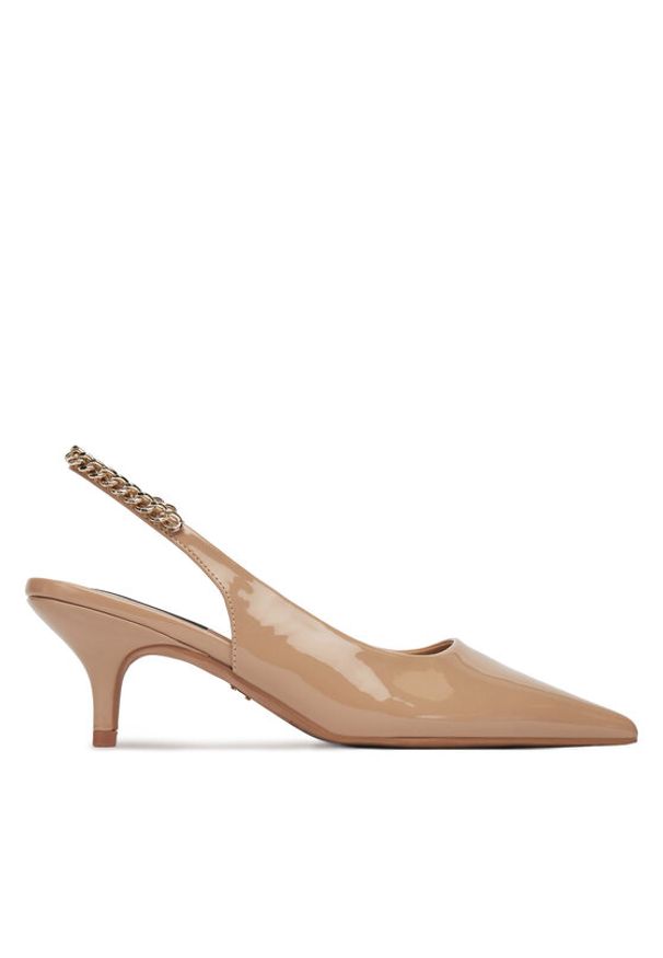 Nine West Czółenka PXSH28-31 Beżowy. Kolor: beżowy. Materiał: skóra