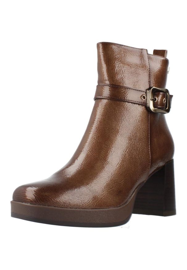 Carmela - CARMELA 162533C Brązowy. Kolor: brązowy. Materiał: tkanina, skóra. Styl: sportowy