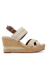 U.S. Polo Assn. Espadryle Alyssa007A Beżowy. Kolor: beżowy. Materiał: materiał