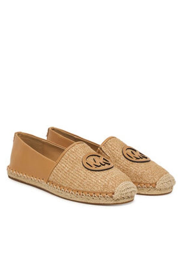 MICHAEL Michael Kors Espadryle Kenzie Espadrille 40S6KZFP1D Beżowy. Kolor: beżowy. Materiał: skóra