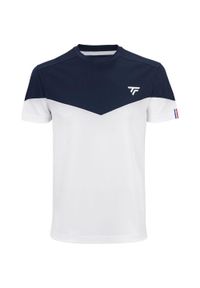 TECNIFIBRE - Koszulka tenisowa męska z krótkim rękawem Tecnifibre PERF TEE. Kolor: niebieski, biały, wielokolorowy. Długość rękawa: krótki rękaw. Długość: krótkie. Sport: tenis #1