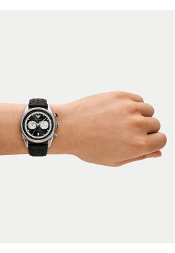 Emporio Armani Zegarek Racer AR11635 Czarny. Kolor: czarny