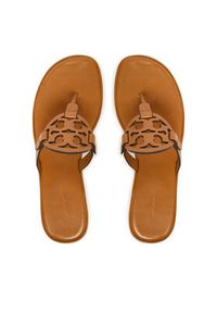 Tory Burch Japonki Miller Wedge 175318 Brązowy. Kolor: brązowy. Materiał: skóra #6