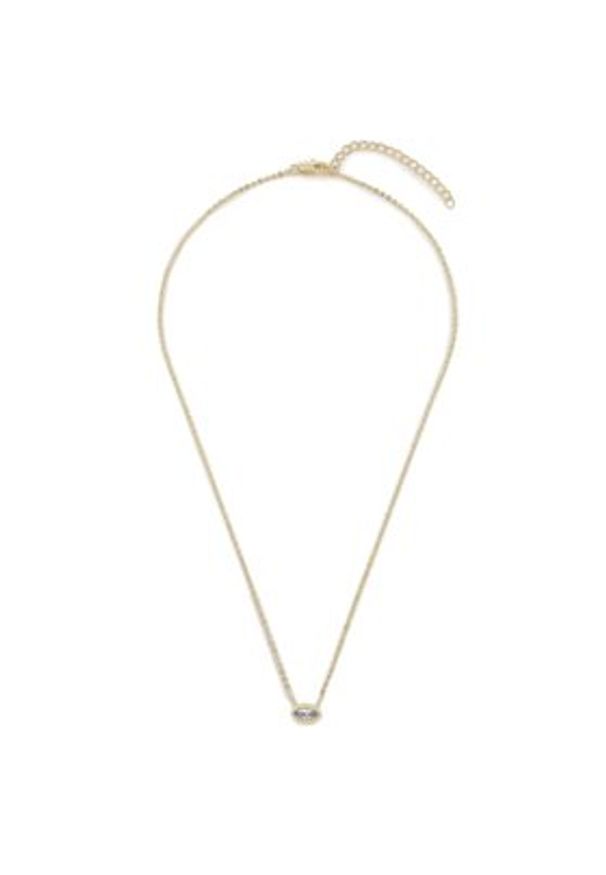 Luv AJ Zestaw 2 naszyjników Stellar Bezel Charm Necklace Set HOL22-N-SBCN-G Złoty. Materiał: metalowe. Kolor: złoty