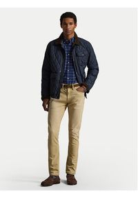 Polo Ralph Lauren Koszula 710P07186001 Granatowy Custom Fit. Typ kołnierza: polo. Kolor: niebieski. Materiał: bawełna #2