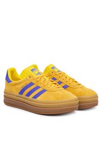 Adidas - adidas Sneakersy Gazelle Bold KI7212 Żółty. Kolor: żółty. Materiał: skóra, zamsz. Model: Adidas Gazelle #4