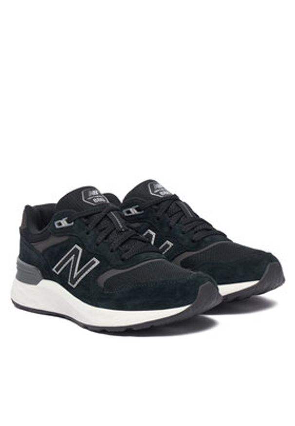 New Balance Sneakersy Walking 880 MW880BB7 Czarny. Kolor: czarny. Materiał: skóra, zamsz