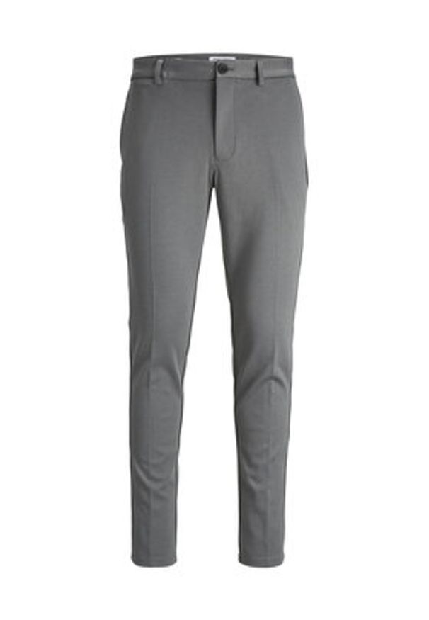 Jack & Jones Chinosy Marco 12173623 Szary Slim Fit. Kolor: szary. Materiał: syntetyk