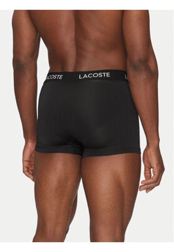 Lacoste Komplet 3 par bokserek 5H2394 Czarny. Kolor: czarny. Materiał: syntetyk