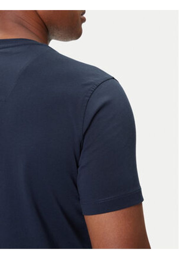 Aeronautica Militare T-Shirt 252TS1580UJ00372 Granatowy Regular Fit. Kolor: niebieski. Materiał: bawełna