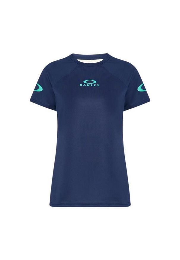 Oakley Koszulka Free Ride Jersey Foa500568-6Le. Kolor: niebieski. Materiał: jersey