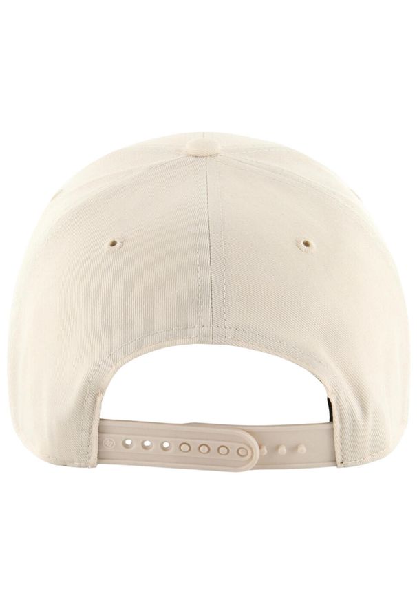 47 Brand - Czapka z daszkiem dla dzieci MLB New York Yankees Kids Cap. Kolor: beżowy. Materiał: wełna, akryl