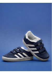 Adidas - adidas Buty Gazelle Cf I CQ3138 Granatowy. Kolor: niebieski. Materiał: zamsz, skóra. Model: Adidas Gazelle