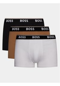 BOSS - Boss Komplet 3 par bokserek 50499420 Kolorowy. Materiał: bawełna. Wzór: kolorowy #1
