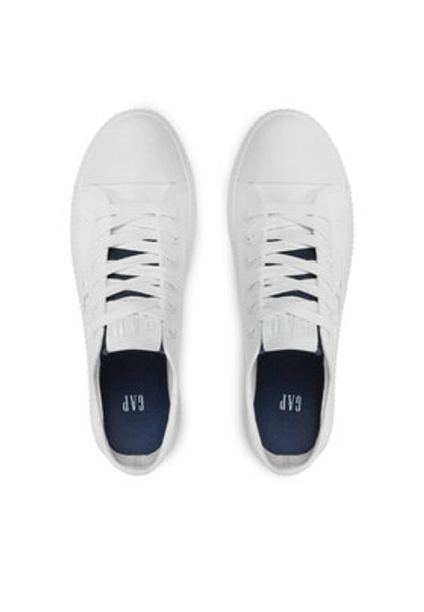 GAP - Gap Trampki Jackson GAI001F5TWWHITGP Biały. Kolor: biały. Materiał: materiał