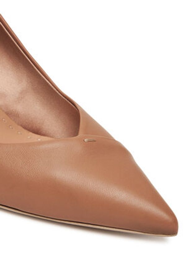 Max Mara Szpilki Phyllis 2524526191600 Beżowy. Kolor: beżowy. Materiał: skóra. Obcas: na szpilce