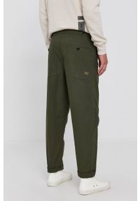 G-Star RAW - G-Star Raw Spodnie męskie kolor zielony w fasonie chinos. Kolor: zielony. Materiał: poliester, dzianina, bawełna, tkanina. Wzór: gładki