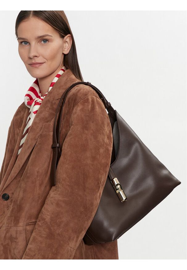 Furla Torebka WB01499 BX3104 2460S Brązowy. Kolor: brązowy. Materiał: skórzane