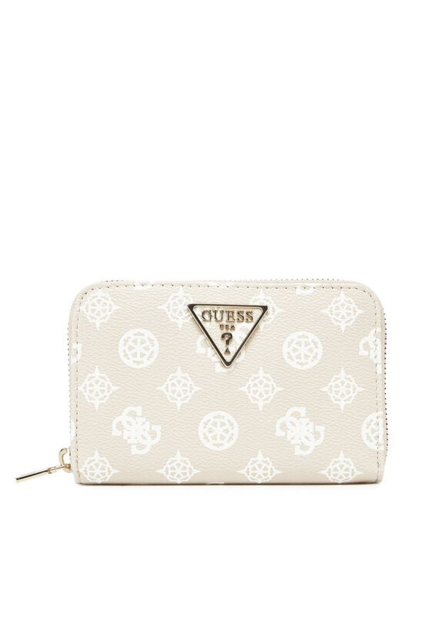 Guess Duży Portfel Damski SWPG85 00140 Écru. Materiał: skóra